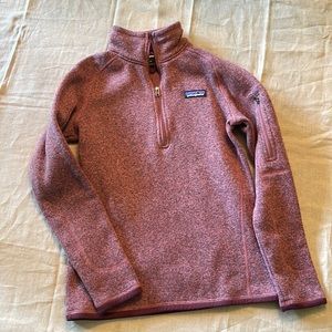 Womens Patagonia half zip better sweater